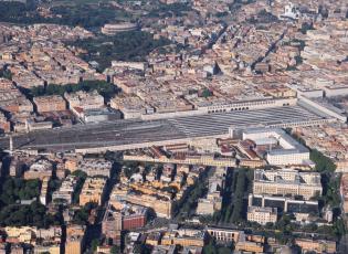 Travelling in Italy from Rome. Termini station, Rome