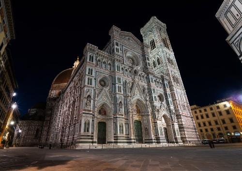 Cathedral in Florence at Night