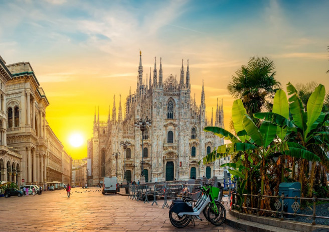 Milan Duomo Sunset